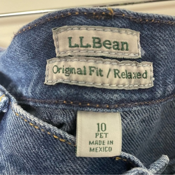 [L.L. Bean] Women's Original Fit Relaxed High Rise Straight Leg Vintage Jeans - Picture 6 of 7